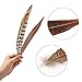 Outuxed 15 pcs Natural Pheasant Feathers for Crafts DIY Feather Tails in 3 Styles 25-30cm