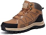  ARRIGO BELLO Botas Hombre Botines Zapatos Invierno montaña Botas Fur Forro Aire Libre Nieve Senderismo Calzado Ligero Trabajar 41-46(FH Marrón,44)