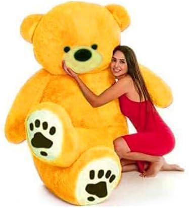 Teddy Bear Plush Stuffed Animals Soft Toys, Huggable Teddy Bear, Birthday Gift for Boys, Girls, Wife, Girlfriend, Women, Kids Valentine's Christmas Gift (7 Feet, Yellow)