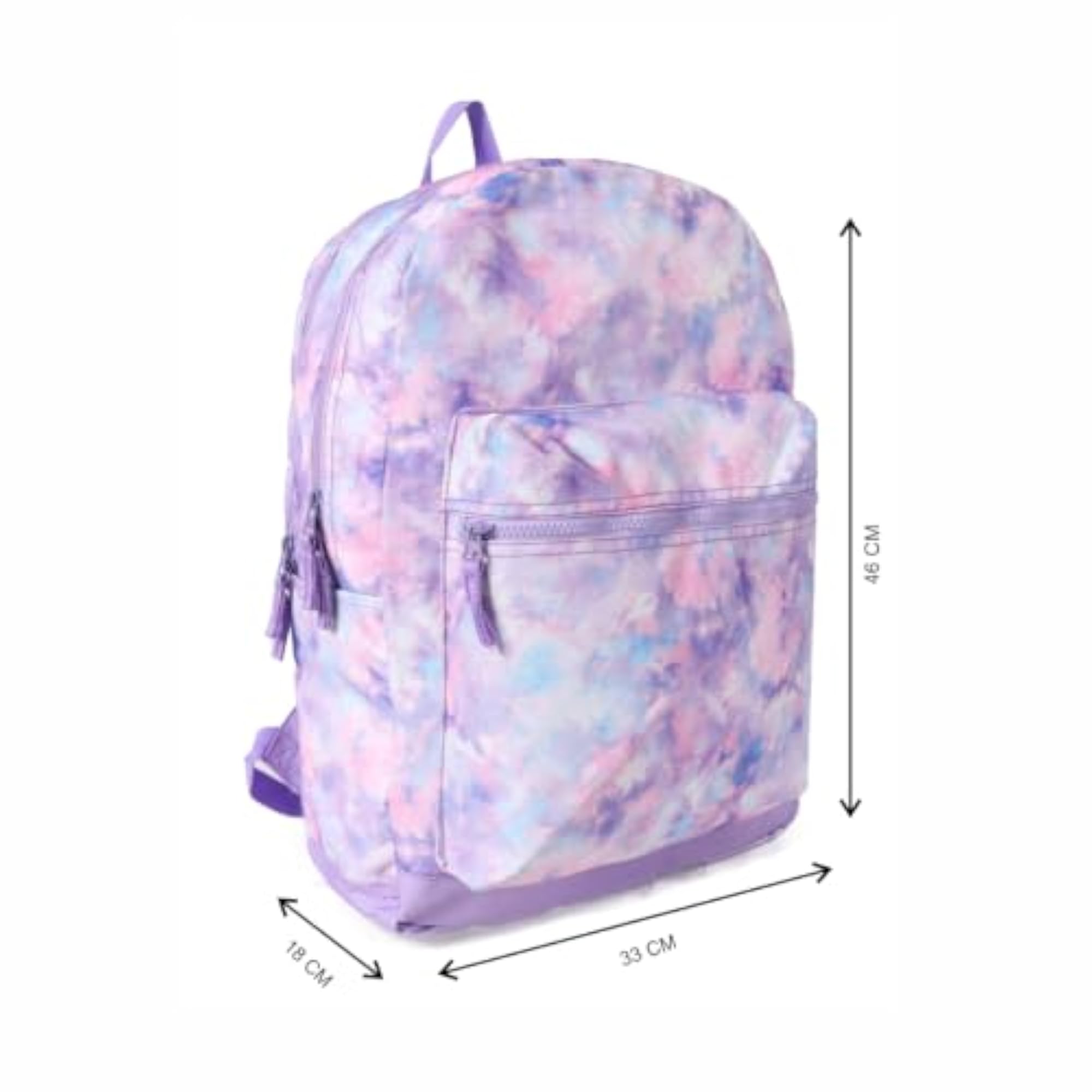 Multicolor Printed Backpack for Women and Girls