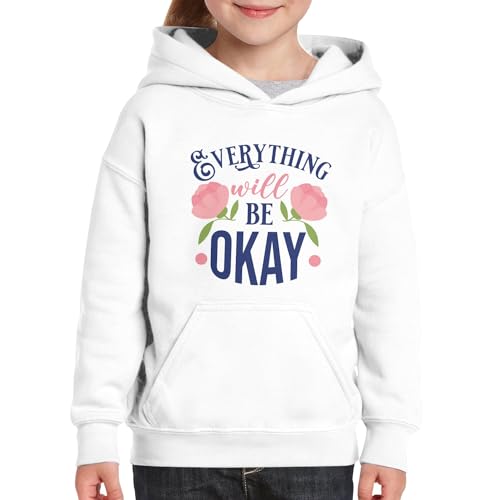 Sweat enfant coton premium | Finition haute qualité Everything Will be Okay - 3
