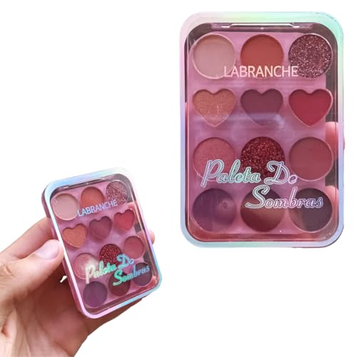 Maquiagem Paleta de sombras Labranche 12 cores de sombras cores - Cor C