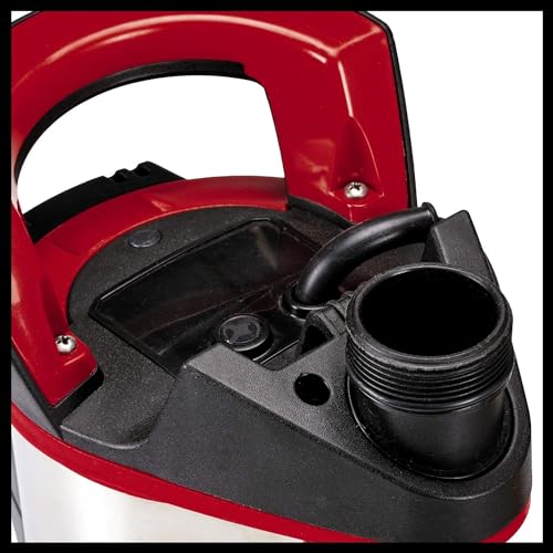 Einhell Klarwasserpumpe GE-SP 4390 N-A LL ECO (Eco Power, 430 W, max. 9000 l/h, Flachabsaugend bis 1 mm, Aquasensor mit 3 automatischen Sensorstarthöhen, Dauermodus, Rückschlagventil)