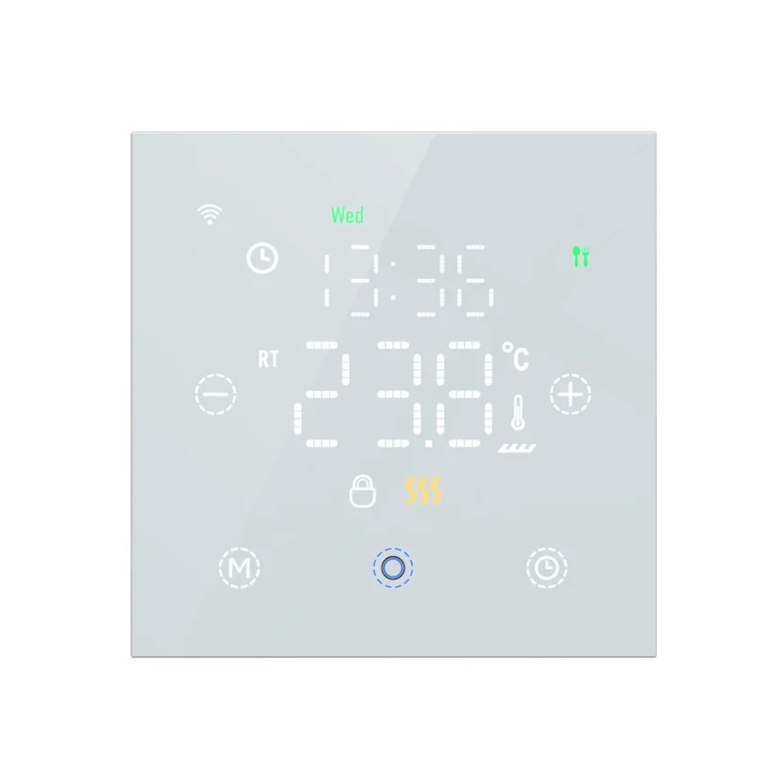 Termostato Inteligente WiFi for Agua/calefacción eléctrica por Suelo Radiante, Controlador de Temperatura Remoto for Caldera de Gas