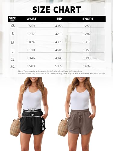 Trendy Queen Womens Sweat Shorts Casual Summer Comfy Lounge Athletic Shorts Elastic Cotton Running Shorts Grey Xs thumb #5