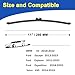11 inch Rear Wiper blades Replacement for 2013-2019 Ford Escape/2011-2018 Ford Explorer/2013-2018 Ford Kuga/2016-2018 Lincoln MKX/2015-2019 Lincoln MKC Windshield wiper blades (Pack of 1)