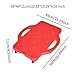 Lljsszr Sports Scooter Board Sport Flat Scooter for Kids Children with Casters Game Floor Scooter Board for Exercise, Red