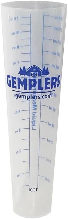 Gemplers - Tubo de medición de polipropileno resistente de 10 onzas, excelente resistencia a pesticidas y productos químicos corrosivos,