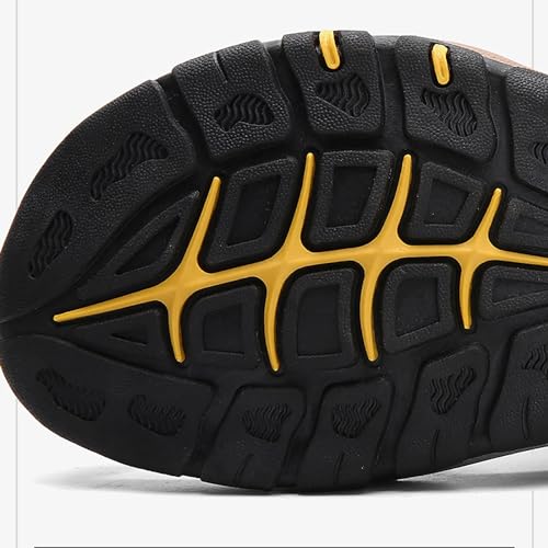 Men's Headband Breathable Thick Sole Casual Beach Shoes ls Gold4