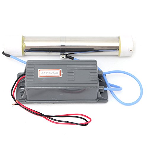 KISENG AC110V 3g 3000mg/H Ozone Generator Ozone Tube DIY for Water Plant Purifier