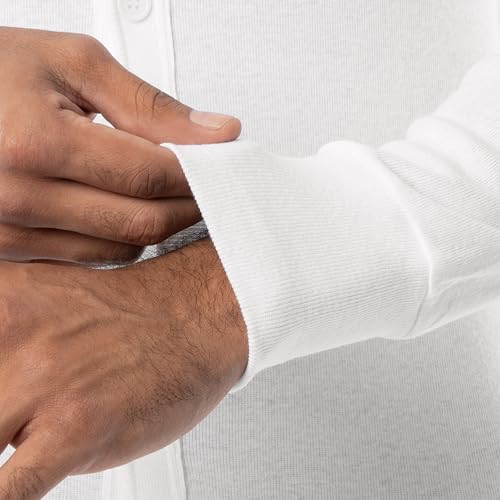 Indera Men's Cotton Rib Knit Union Suit4