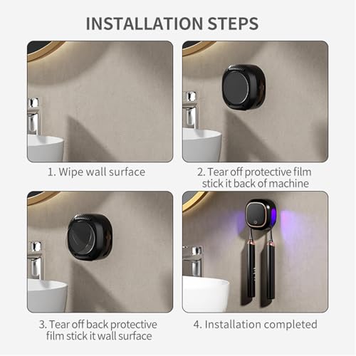 Soporte de cepillos de dientes con limpieza automática - 30% OFF