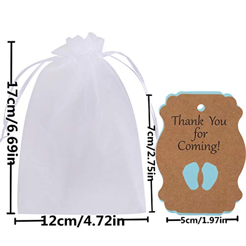 36Pcs Baby Shower Return Gifts Feeding Bottle Openers For Baby Shower Favor Bridal Shower Favor Souvenirs Gift Refrigerator Magnets Bartender Opener Baby Birthday Party Supplies (Blue Opener, 36) #TOP2