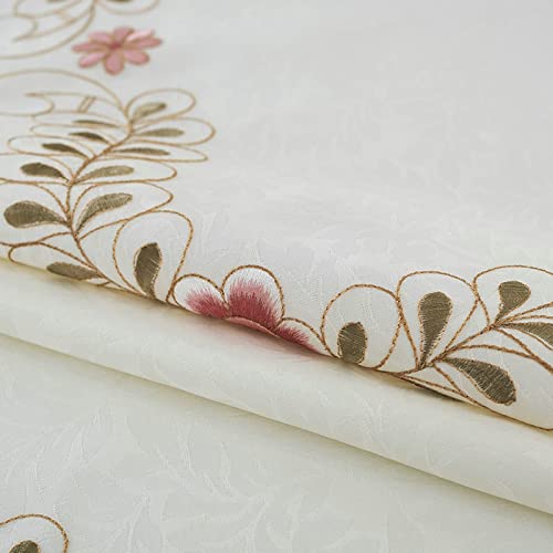 Chemin de table de Noël anti-pli grand format pour protéger table bois repas - 4