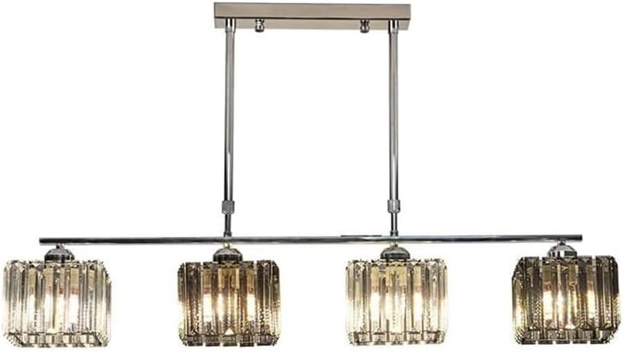 ナイアガラ　シャンデリア　ダブルチェーン　LED付き　値下げ中‼️ LED電球付き モダンガラスシャンデリア Sparkler Chrome Gold