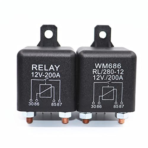 Relé para coche 12V 120A modular interruptor de alta corriente motor 4