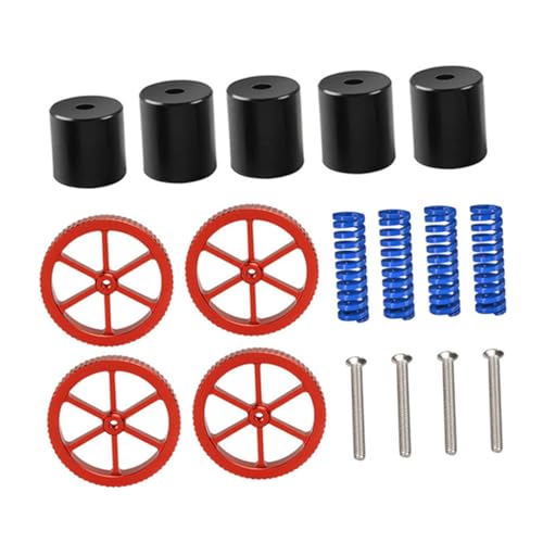 SOLUSTRE Printing Leveling for Heatbed Silicone Leveling Column Printer Parts Nuts Screws and Springs for DIY Printer Ki