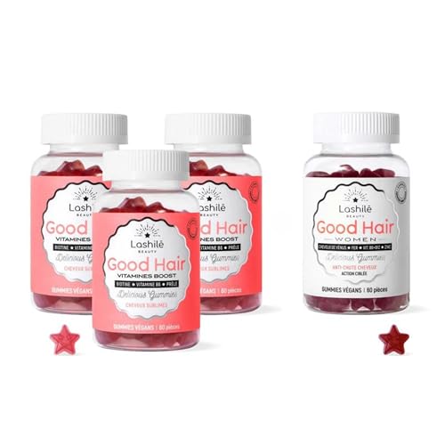 Anti-chute cheveux Lashilé Beauty le coffret complet biotine et zinc