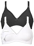  Naturana 2er Pack Still BH ohne Bügel 886989, 95E, 1x300, 1x400
