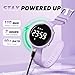 Kids Watch Activity Fitness Tracker Calories Step Counter Pedometer Watch for Kids Sport Digital Chronograph Silicone Strap Waterproof 2 Alarm Clocks Children Watch Reloj Lightpurple