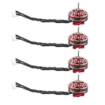 HAPPYMODEL 4PCS EX1102 1102 8500KV 9000KV 10000KV 13500KV Mobula7 HD Sailfly-X Brushless Motors CW CCW for 2s-3s 75mm-85mm Whoops DIY FPV Drone Quadcopter 9000KV CW 1.5mm