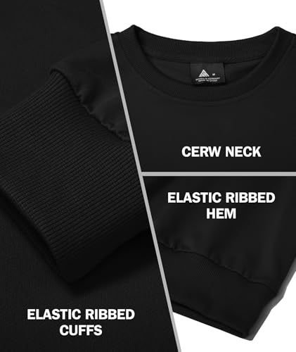 Little Beauty 3 Pack Crewneck Sweatshirts Long Sleeve Pullover Sweatshirts for Men Lightweight Casual Top S-3XL S-3XL - $17.49 after coupon - image 4