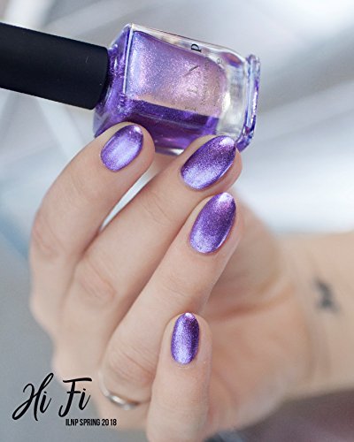 Image of ILNP Hi-Fi - Bright Purple Ultra Metallic Bright Nail Polish