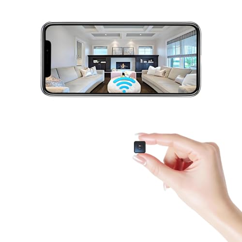 Mini Camera 2026 Upgrade Security Wireless Camera Small Home WiFi 1080P Micro Magnetic Nanny Cam with Motion Detection Wide Angle Cloud & SD Storage Night Vision No Need WiFi Tiny Cameras for Indoor