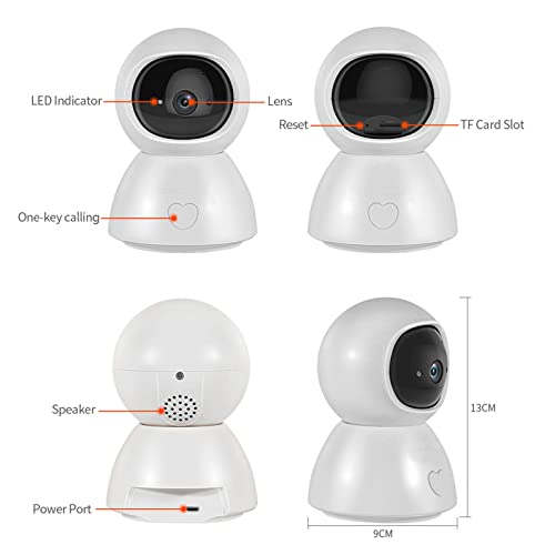 5G WIFI IK P Camera Night Vision 1080P Indoor Baby Monitor Video Surveillance Auto Tracking Home Security Camera sunyangde - Afbeelding 4