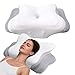 Produktbild Lureon Nackenkissen Kopfkissen, Memory Foam Kissen, Nackenstützkissen, Ergonomisches Kopfkissen, Pillow Kissen für Seiten, Rücken & Bauchschläfer