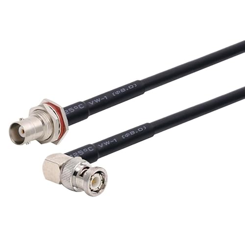 �h�� BNC ���X�i�b�g - �I�X�v���O RG58 �s�O�e�[�� �W���� */������ R*/F ���������P�[�u�� 50 �I�[��(BNC WF to M90,15CM)