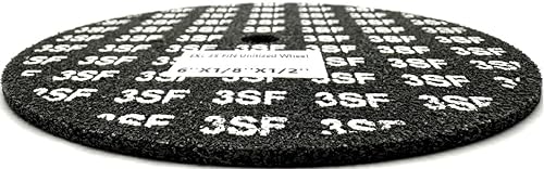 Image of EXL Unitized Wheel, Silicon Carbide, 6 inch Diameter x 1 /8 inch Wide x 1 /2 inch Arbor, 3S Fine | 27997 | (Pack of 1)