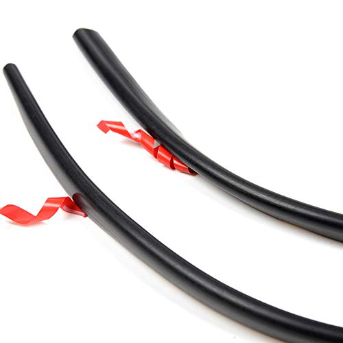 CHEDA Fender Flares Edge Trim Rubber Gasket, Rubber Seal for Fender Flares Universal Car, 30ft Wiper Style Trim