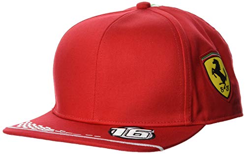 Unisex Formula 1 Scuderia Ferrari 2021 Team Cap, Charles Leclerc, Red, One Size