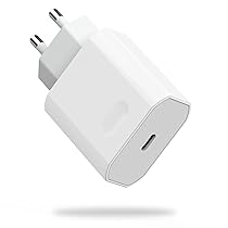 Caricatore iPhone, 30W USB C Rapido Alimentatore, Certificato MFi Type C Caricabatteria per Presa, Caricabatterie per iPhone 17, 16, 16 Plus, 16Pro, 16 Pro Max, 15, 14, 13, 12, 11, SE, XS, XR, 8, 7Pad Air, AirPods