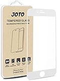 iPhone 6S Plus Screen Protector / 6 Plus - JOTO Full Screen Tempered Glass Screen Protector Film, Edge to Edge Screen Film Guard Saver for Apple iPhone 6S Plus / 6 Plus 5.5-Inch (1 Pack, Clear/White)