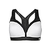 Champion-Womens-Curvy-Sports-Bra Champion womens The Curvy Sports Bra, White/Black, Large US
