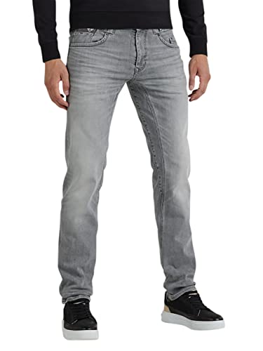 PME Legend Herren Jeans Commander 3.0 - Relaxed Fit - Grau - Grey Denim...