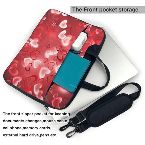 Bolso mensajero para laptop negro 15.6 pulg miniatura 4