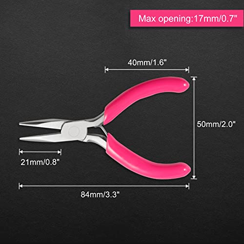 Leontool Mini Long Nose Pliers Micro Needle Nose Pliers 3 Inch Chain Nose Pliers For Jewelry Making Mini Pliers Jewelery Making Tools For Bending Clamping Winding #TOP5