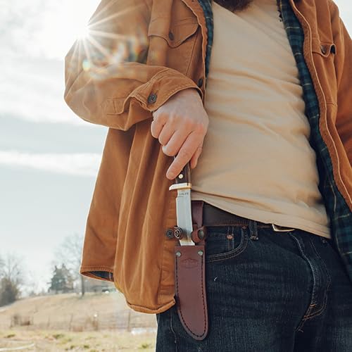 Old Timer 1187199 160Ot Mountain Lion 9.3In High Carbon S.S. Full Tang Fixed Blade Knife With 5In Clip Point Blade thumb #5