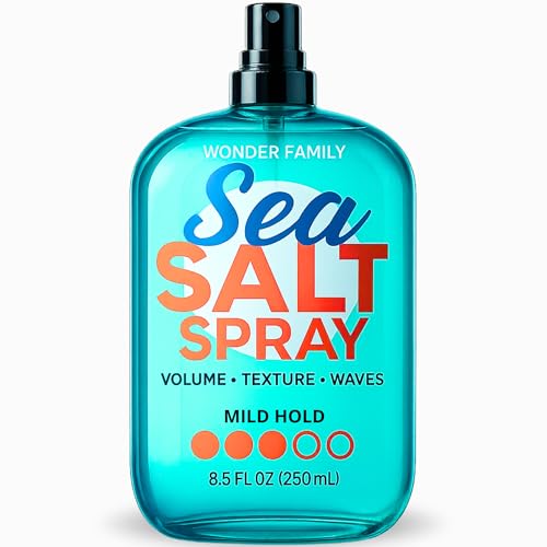 Sea Salt Spray – Wave Activator & Texture Spray for Hair Volume – Texturizing Hair Mist & Curl Refresher for Men & Women – Travel Size Hairspray Extra Hold Volumizer & Strong Holding for Styling