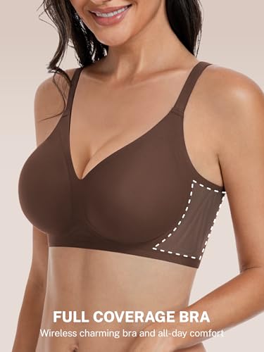 Image of habibee Jelly Bra for Women No Underwire Comfort Seamless Bras Push Up Wireless Bras Full Coverage Bralettes