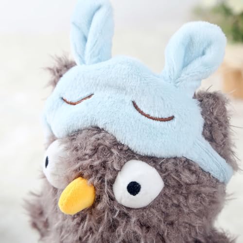 AQCQDQ Kuscheltier Eule, Weiches Eule Plüschtier für Kinder, Kuschelige Eule Stofftier, Plüsch Eule für Mädchen und Jungen, Niedliches Eulen Plüschtier für Babys (35 cm)