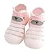 YANFJHV Chaussettes pour bébé - Chaussettes de sol pour fille - Chaussures d'apprentissage - Semelle souple - Antidérapantes - En maille respirante - Pour enfant, Rose, 15/18