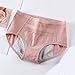 Womens Comfort Cotton Panties Fashion Lace Trim Soft Stretchy Breathable Underwear Moisture Wicking Briefs Pink