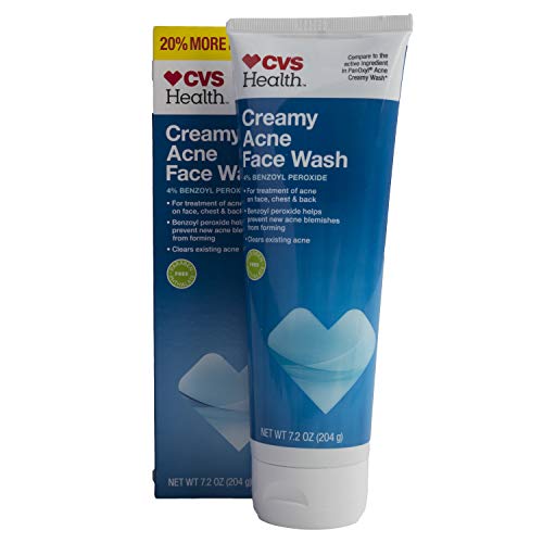 cvs creamy acne face wash