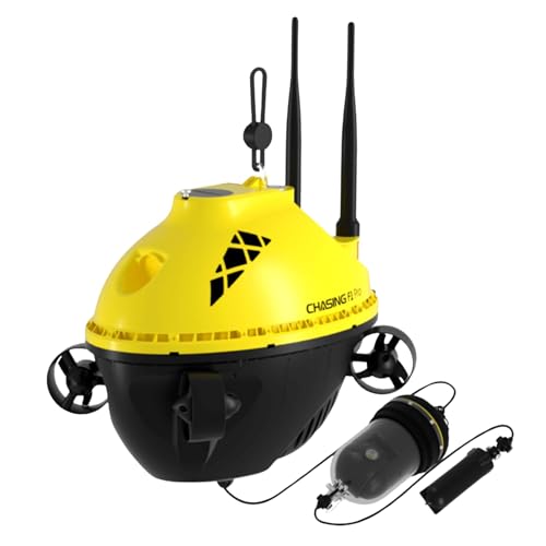 Image of Chasing F1 Pro Fish Finder Underwater Drone | Underwater Rotatable Fishing Camera, Yellow