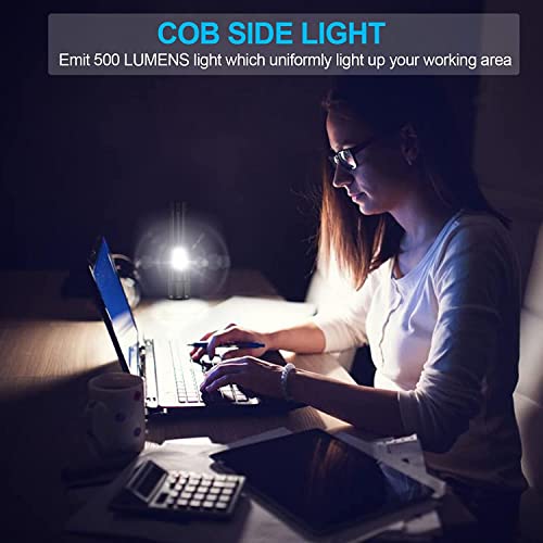 High Lumen Flashlight Rechargeable, 10000 Lumens Led Tactical Flashlight (With Battery), High Power Flash Light, Power Dispaly, Zoomable, Waterproof, 5 Modes, Work Flashlight For Camping Hiking 2 Pack #TOP3