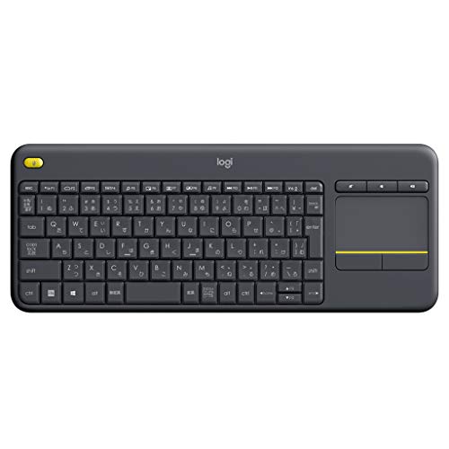 ロジクール ワイヤレスキーボード タッチキーボード K400pBK